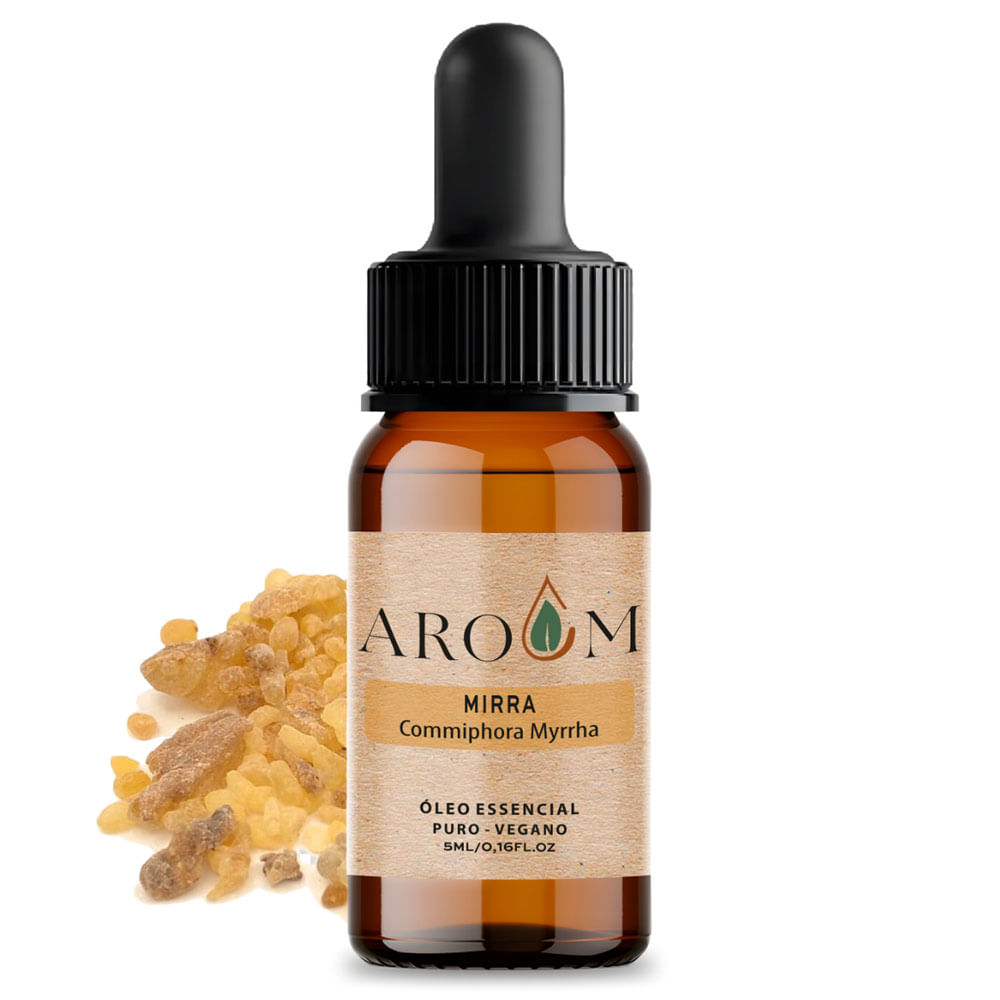 Óleo Essencial Aroom Mirra Puro 5ml