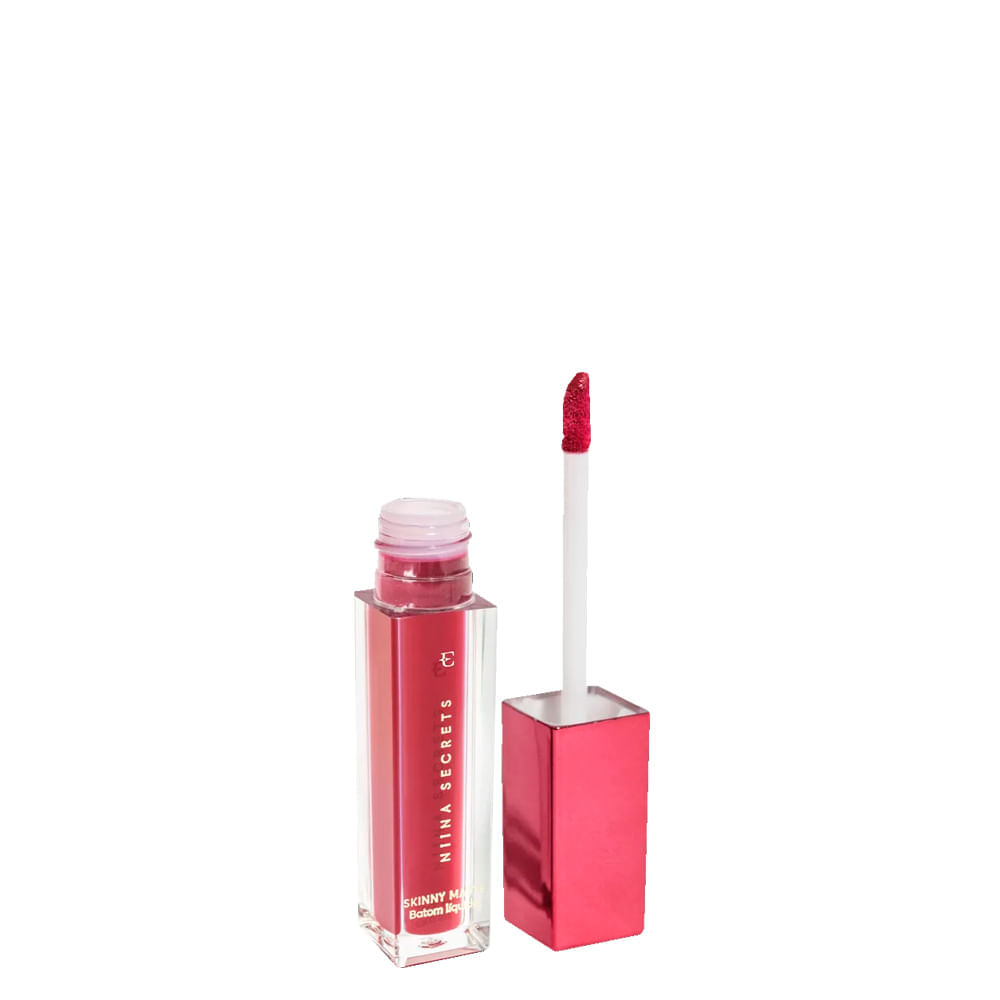Batom Líquido Matte Eudora Niina Secrets Skinny Matte Marsala Magnólia 5ml