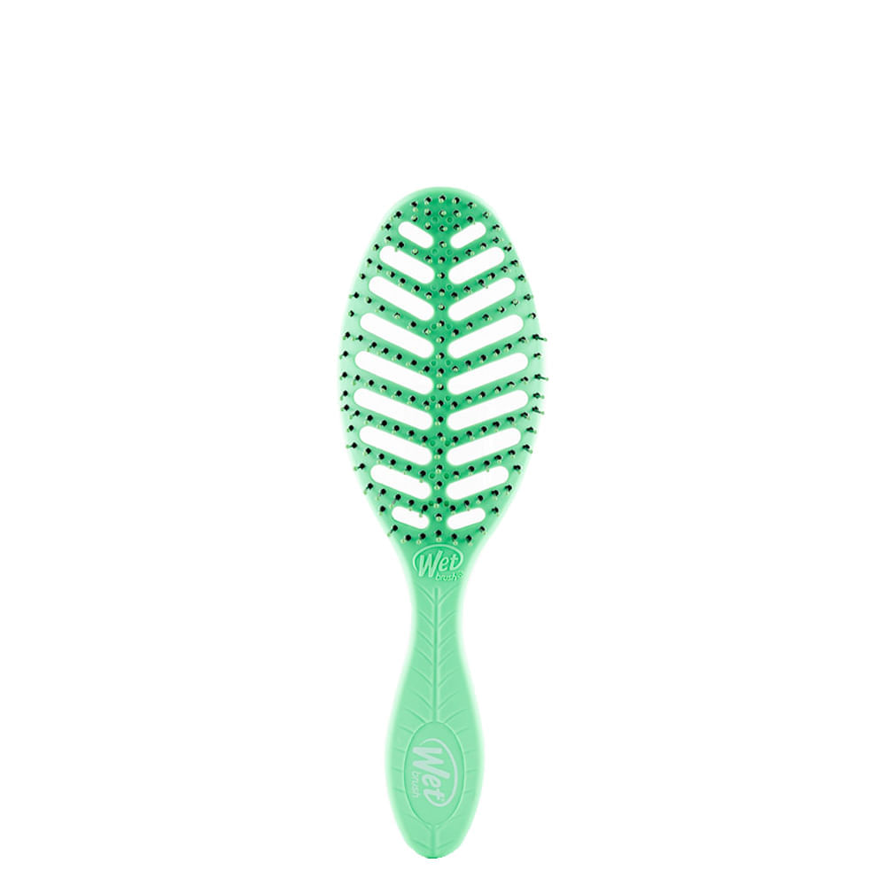 Escova Para Desembaraçar Wetbrush Go Green Secagem Rápida Cor Verde