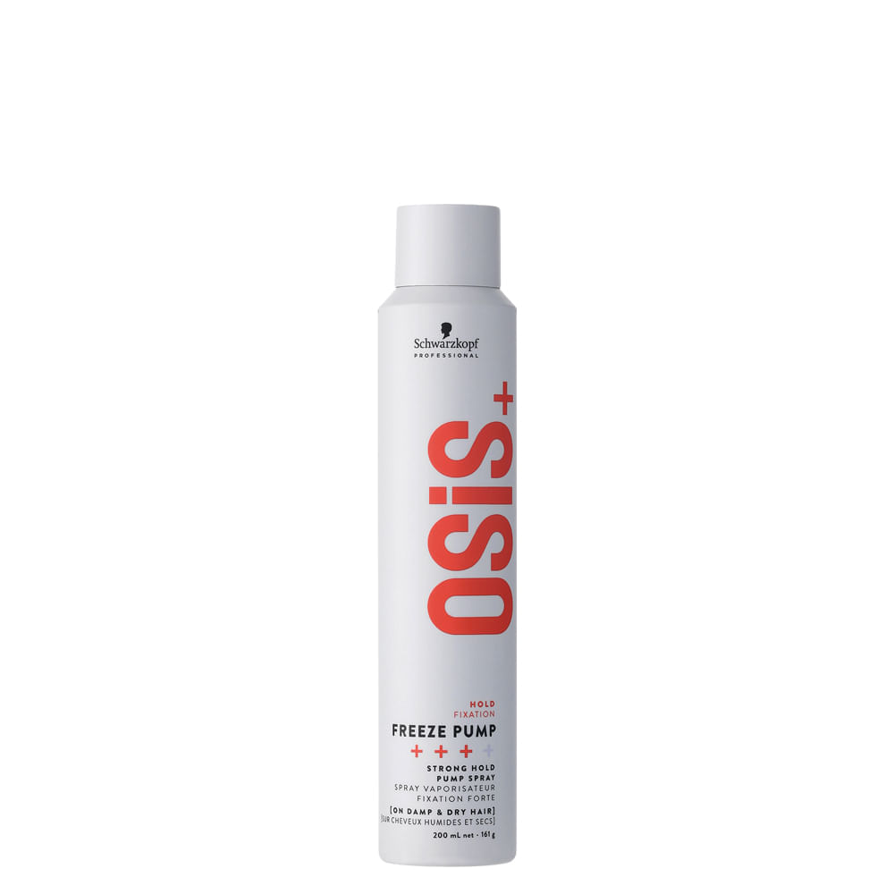 Spray de Fixação Schwarzkopf Professional Osis+ e Freeze Pump Forte 200ml