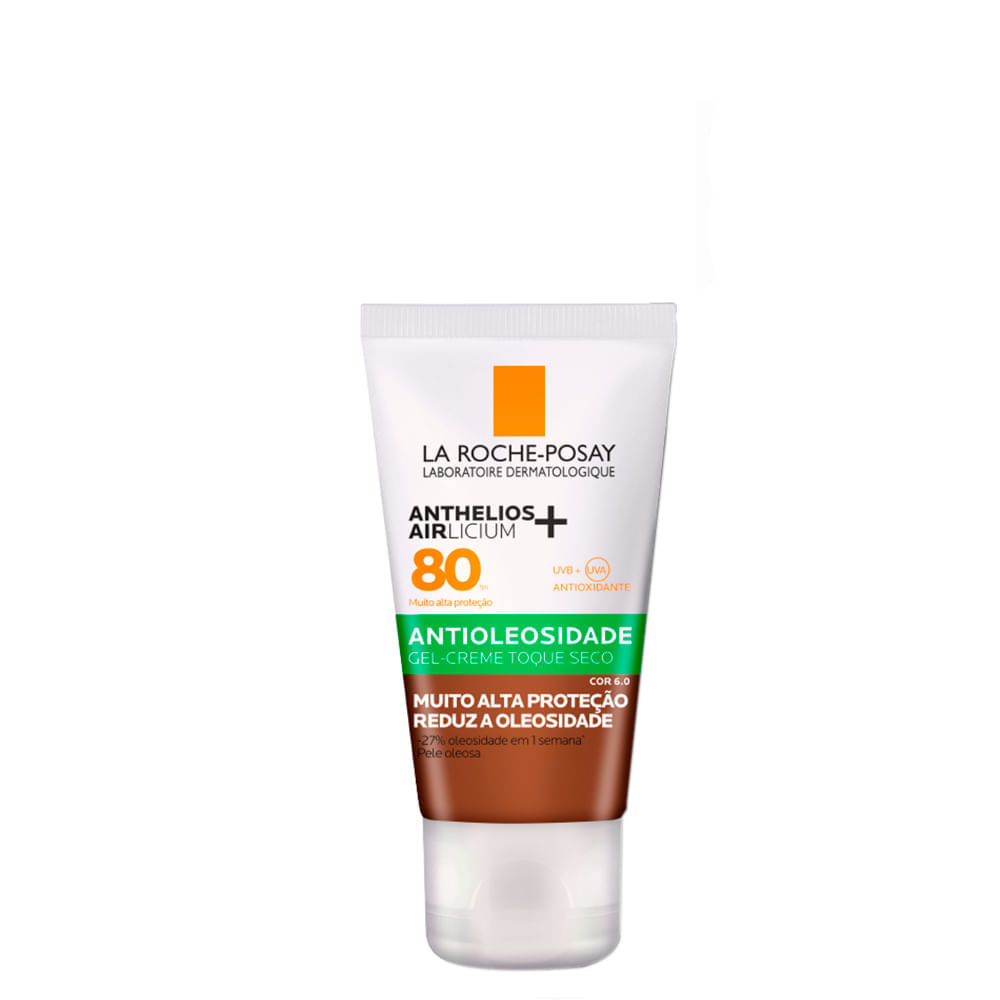 Protetor Solar Facial La Roche-Posay Antioleosidade FPS 80 Cor 6.0 40g