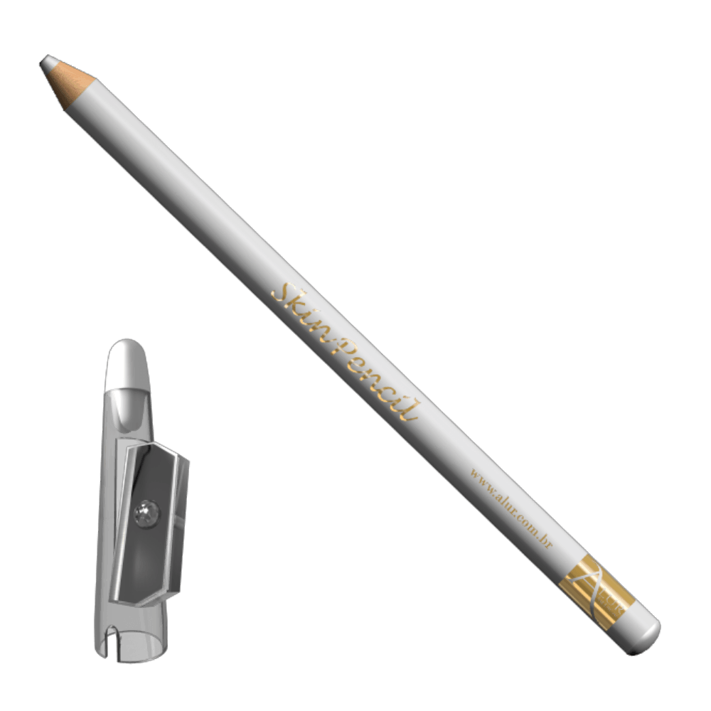 Kit De Lápis Dermatográfico Branco 5 Unidades