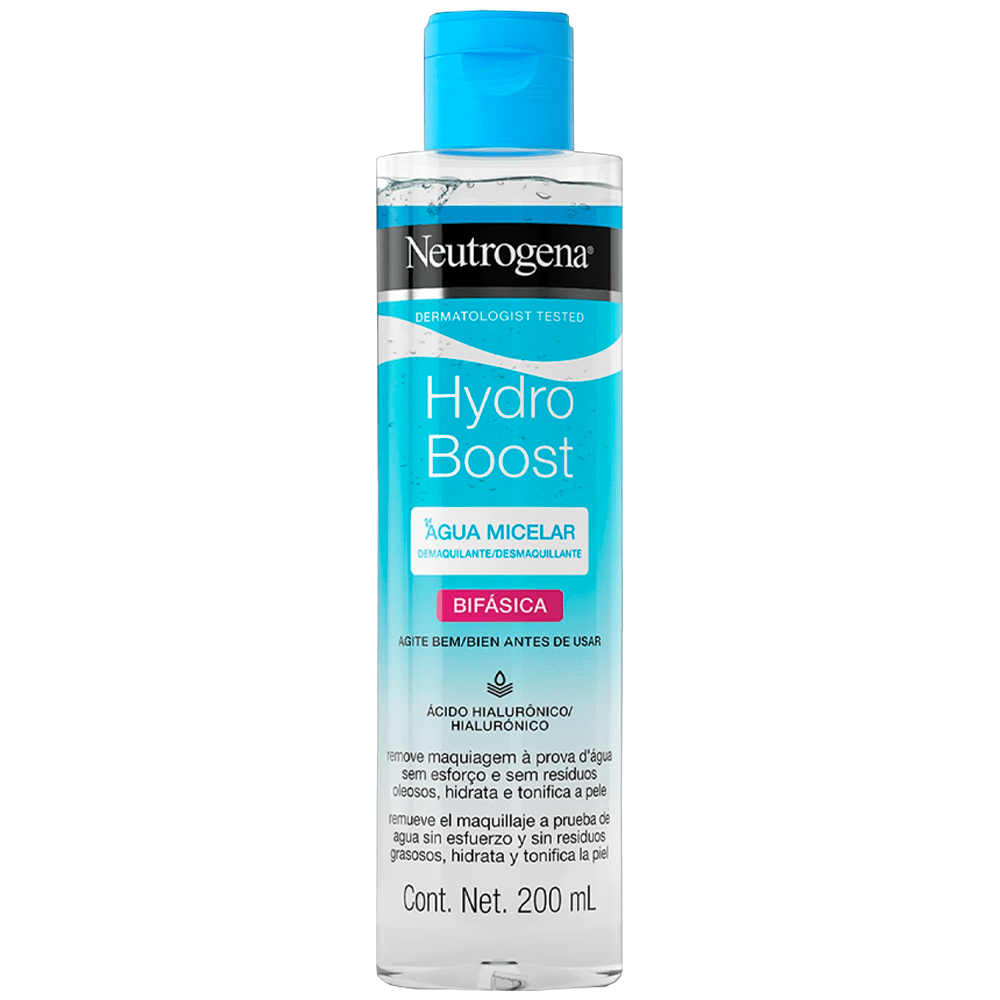 Água Micelar Neutrogena Hydro Boost Bifásica 200ml