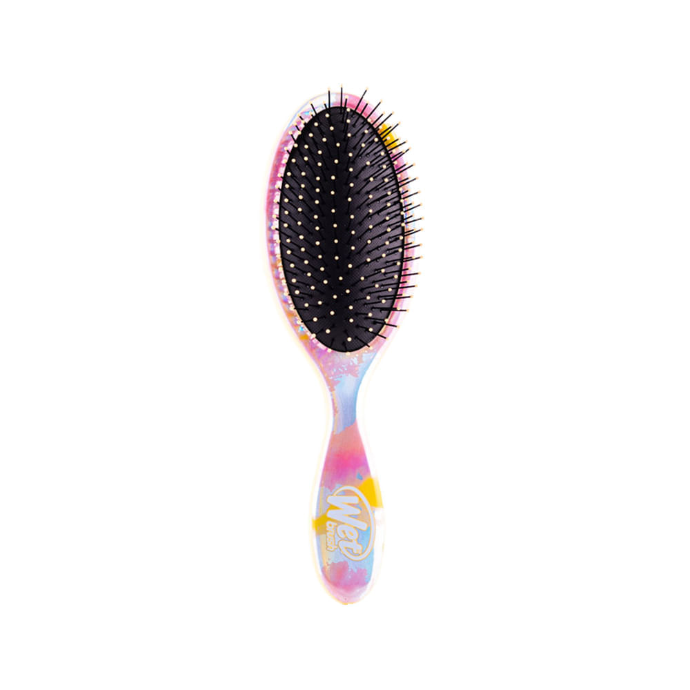 Escova De Cabelo Aquarela Iris Wet Brush Colorida