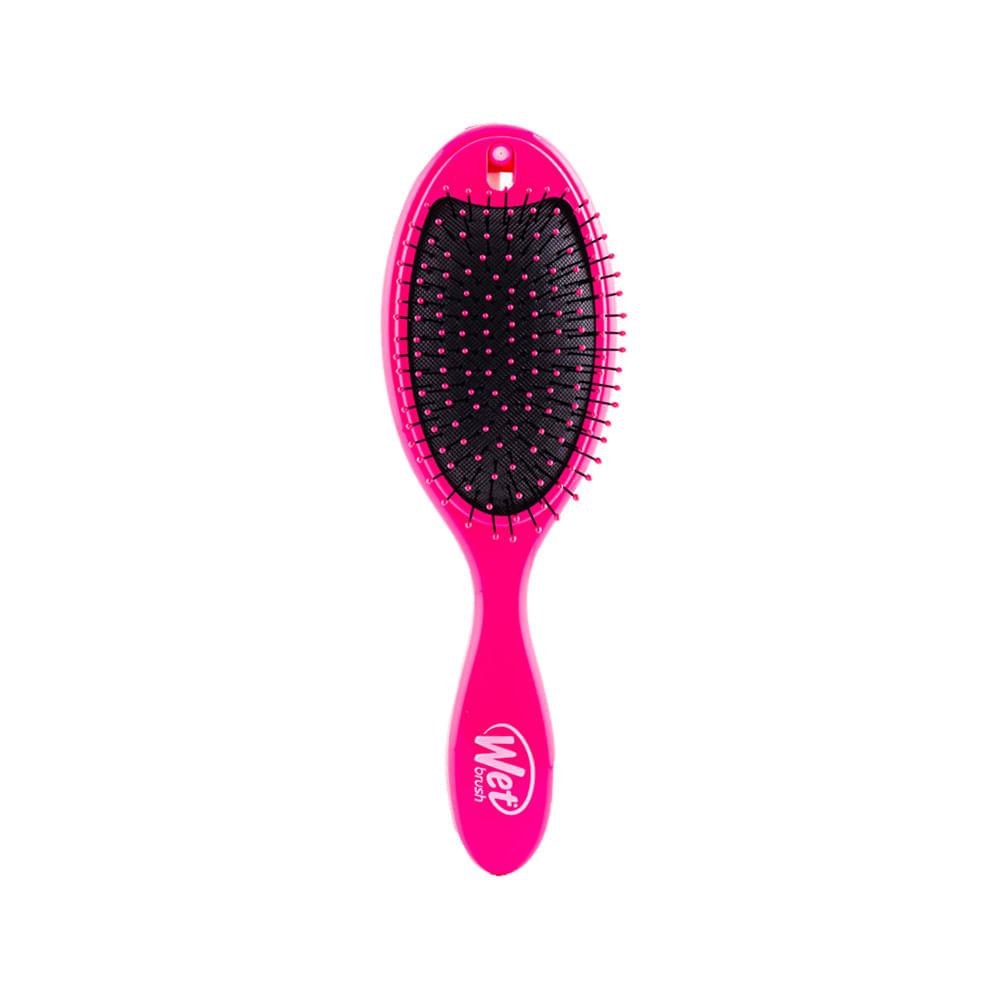 Escova De Cabelo Com Dispenser Para Tratamento Wet Brush Rosa