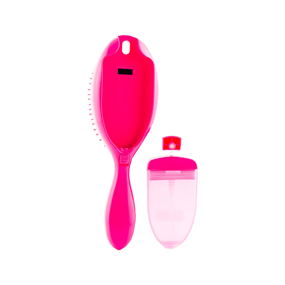 Escova De Cabelo Com Dispenser Para Tratamento Wet Brush Rosa
