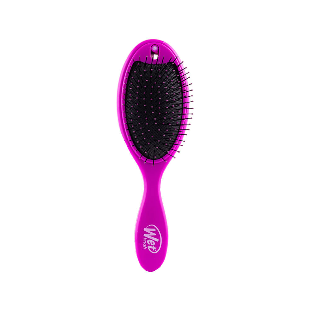 Escova De Cabelo Com Dispenser Para Tratamento Wet Brush Roxa