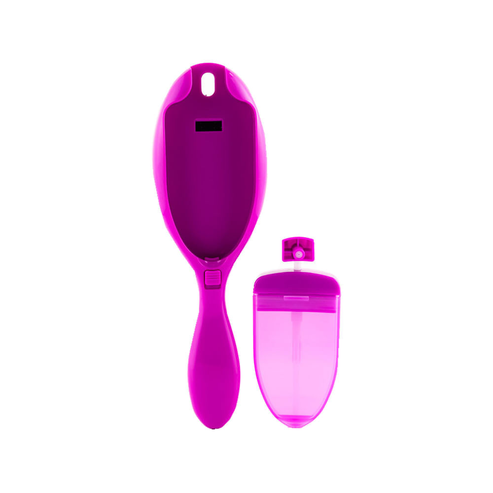 Escova De Cabelo Com Dispenser Para Tratamento Wet Brush Roxa