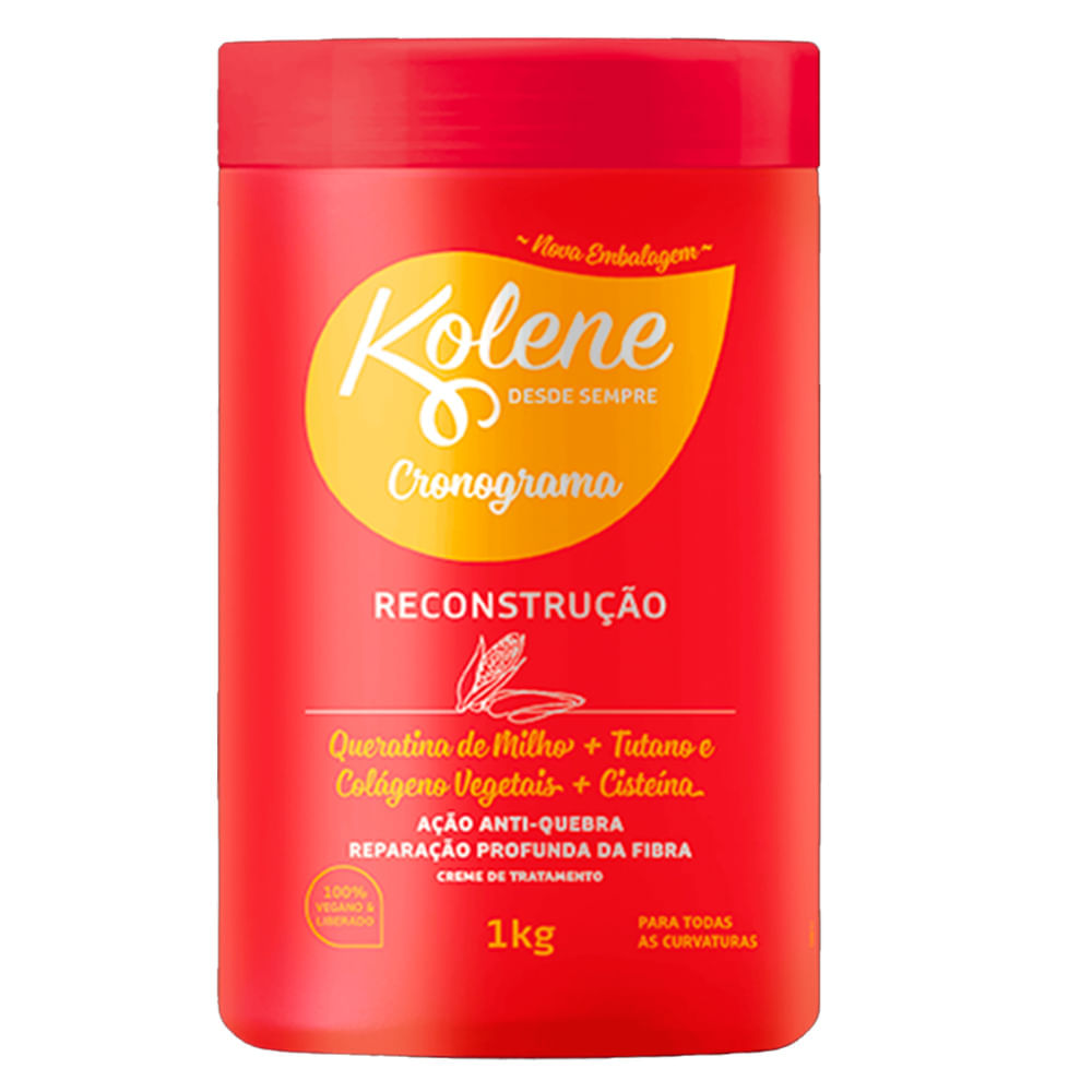 Creme De Tratamento Kolene Cronograma Reconstrução 1kg