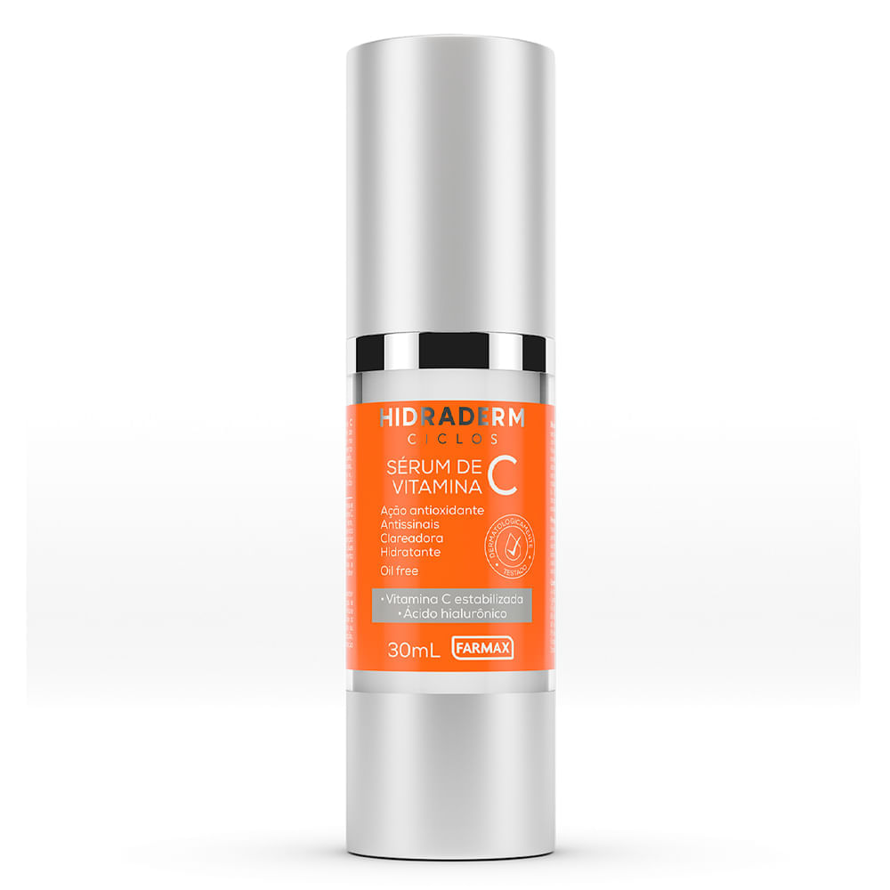 Sérum Facial Vitamina C Farmax Hidraderm Ciclos 30ml