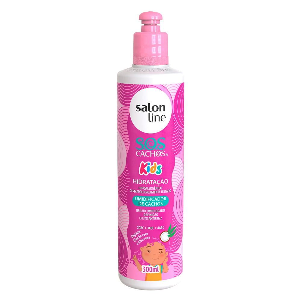 Umidificador De Cachos Salon Line SOS Cachos Kids 300ml