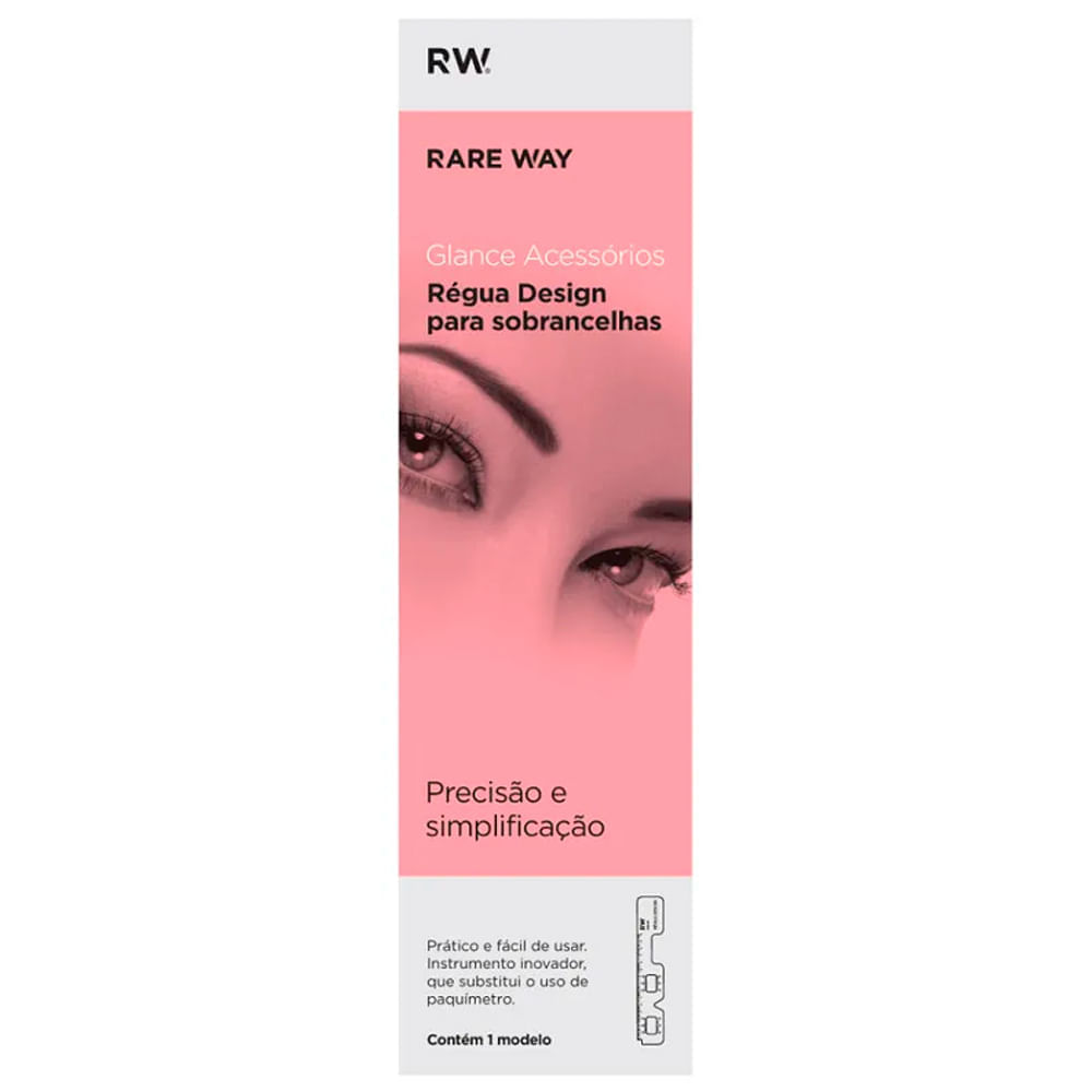 Régua Rare Way Designer Para Sobrancelhas