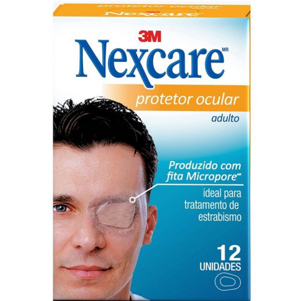 Protetor Ocular 3M Adulto Nexcare 12 Unidades