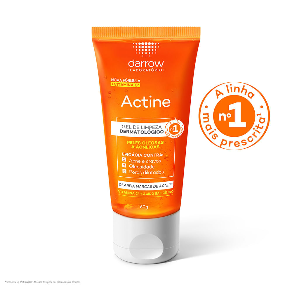 Gel Facial de Limpeza Darrow Actine 60 g