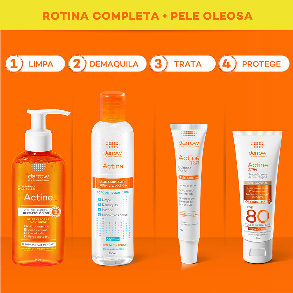 Gel Facial de Limpeza Darrow Actine 60 g