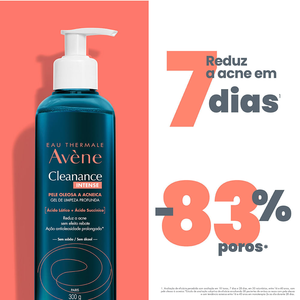 Gel Facial de Limpeza Profunda Avène Cleanance Intense 150g