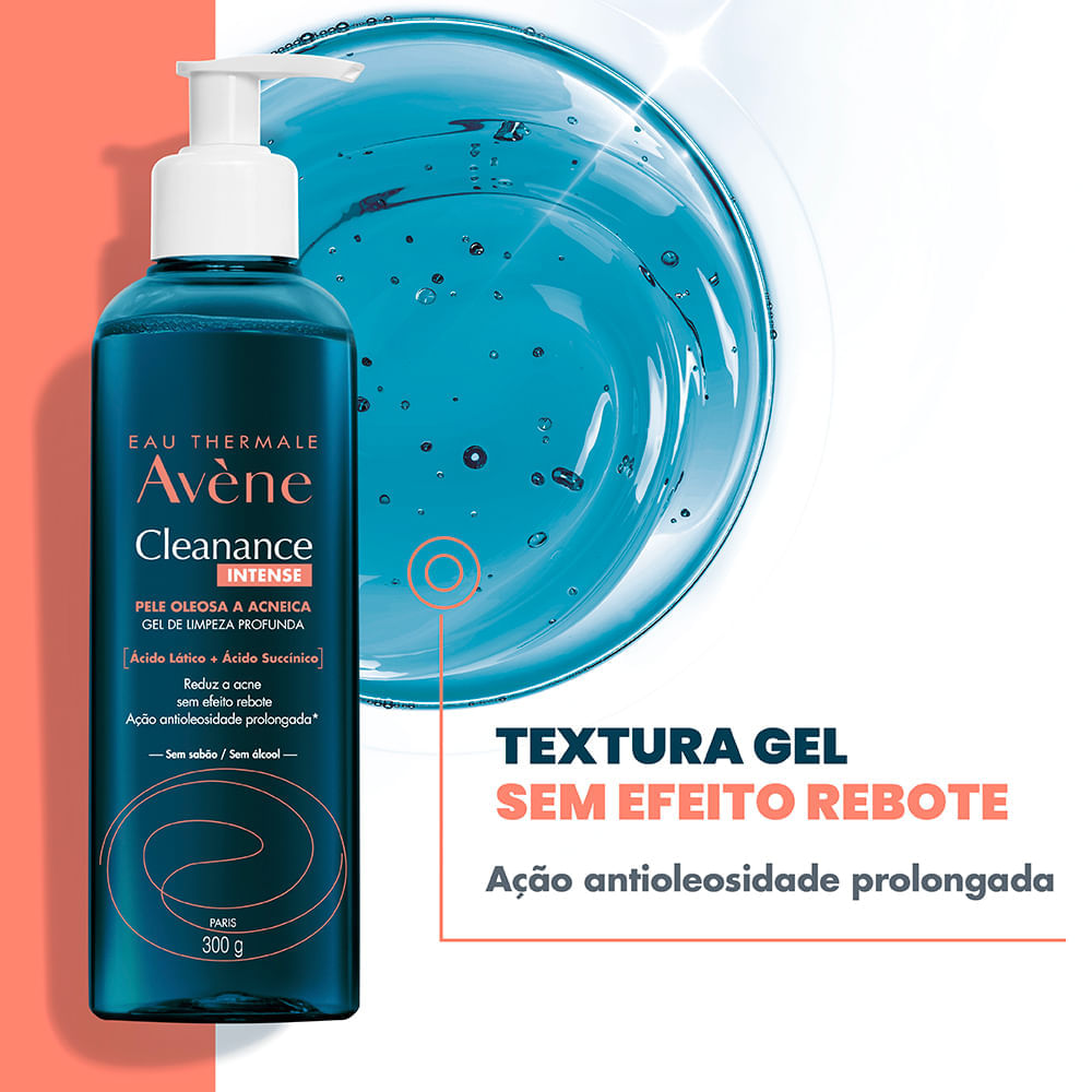 Gel Facial de Limpeza Profunda Avène Cleanance Intense 150g