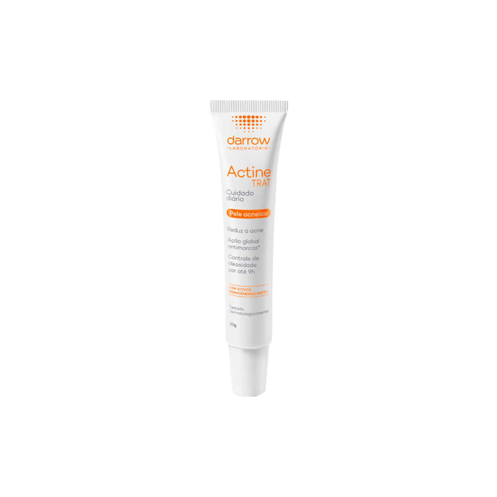 Gel Facial Antiacne Darrow Actine Trat Cuidado Diário 30 g