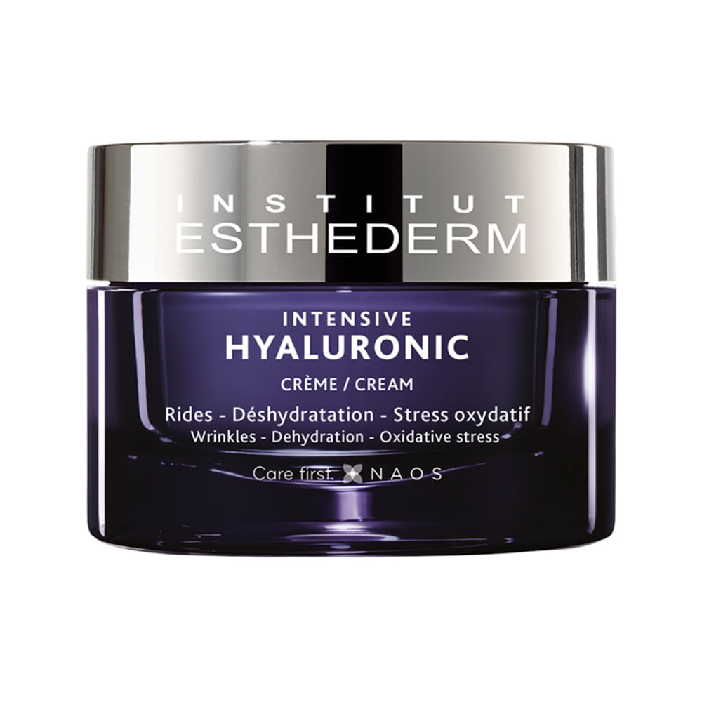 Kit Creme Rejuvenescedor Facial Esthederm Intensive Hyaluronic 50 ml + Refil 50 ml
