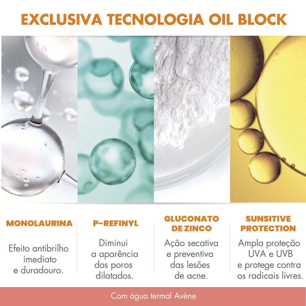 Protetor Solar Facial Avène Cleanance UV FPS 70 Tom 3 Médio Escuro 40 g