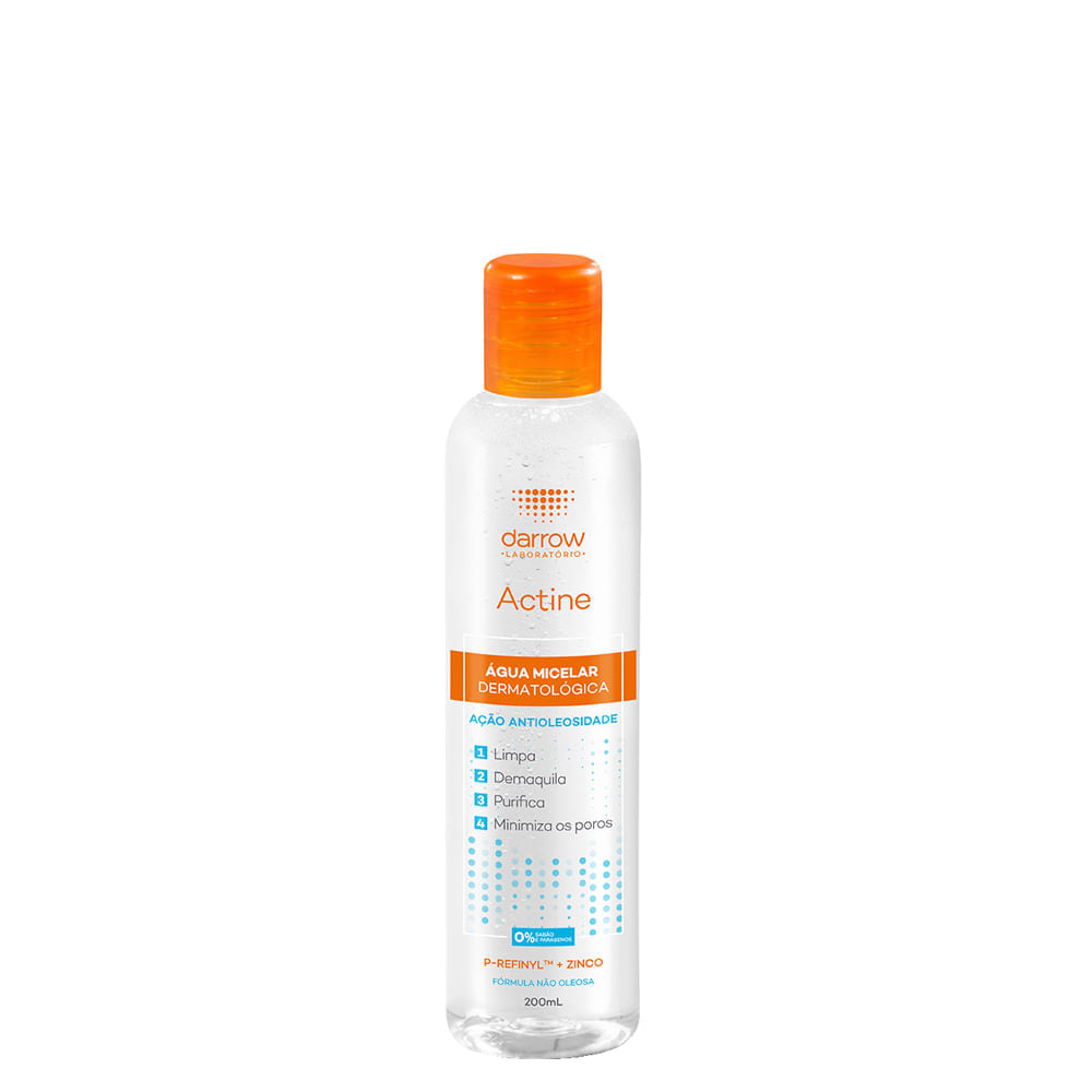 Àgua Micelar Darrow Facial de Limpeza Actine 200ml