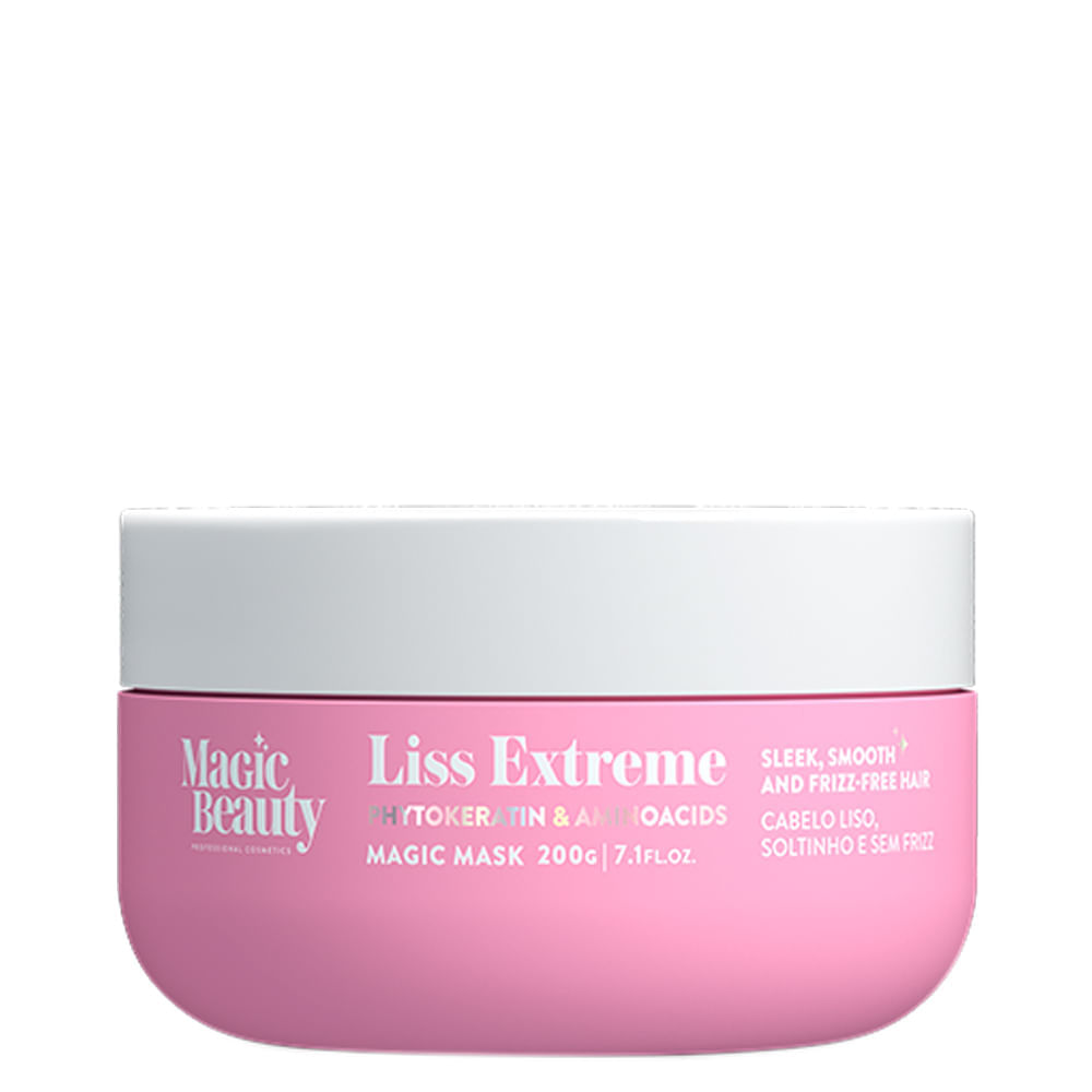 Máscara De Efeito Liso Magic Beauty Liss Extreme 200g