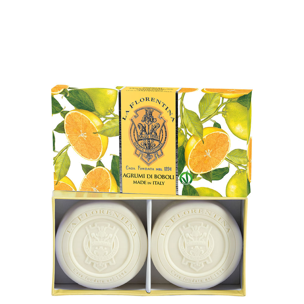Kit Sabonete Em Barra La Florentina Boboli Citrus 115g