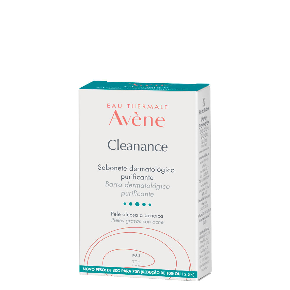 Sabonete em Barra Facial Avène Cleanance 70g