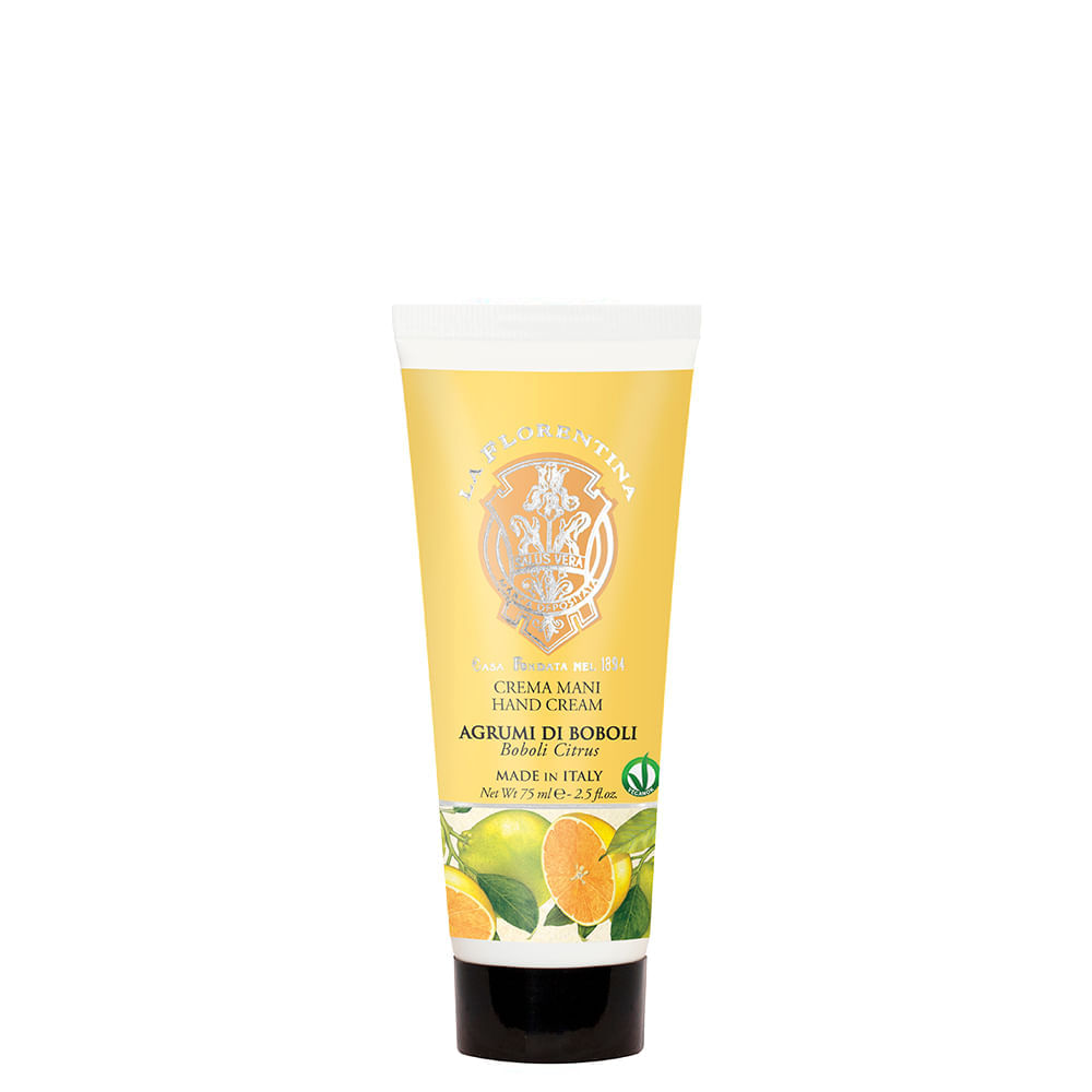 Creme Hidrante Para As Mãos La Florentina Boboli Citrus 75ml