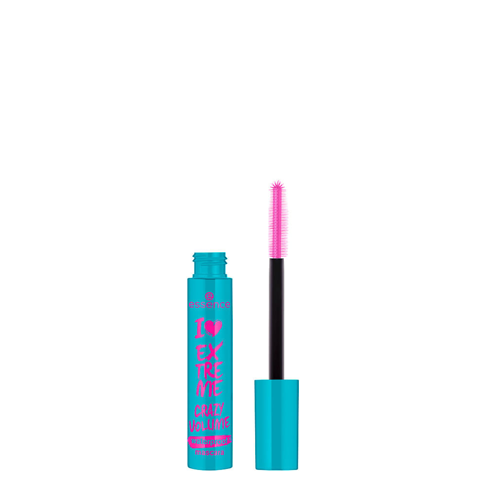 Máscara para Cílios Essence À Prova D'Água I Love Extreme Crazy Cor Preto 12ml