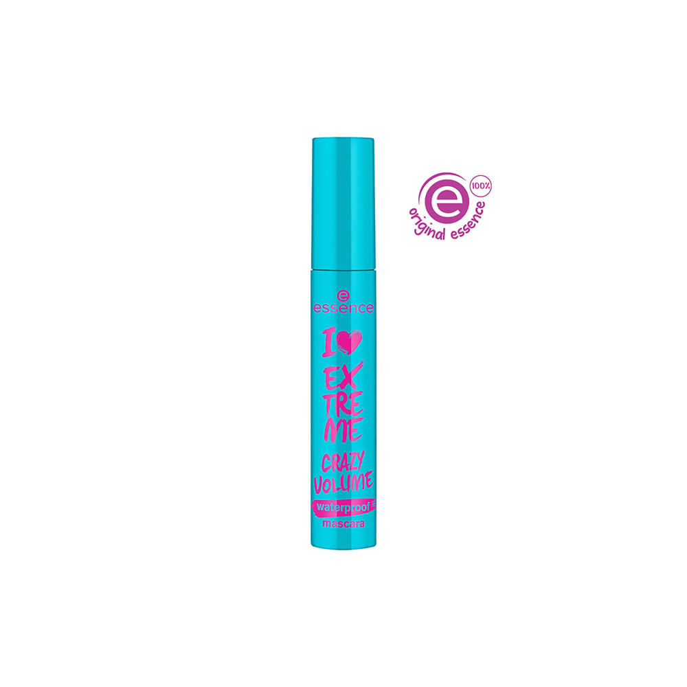 Máscara para Cílios Essence À Prova D'Água I Love Extreme Crazy Cor Preto 12ml