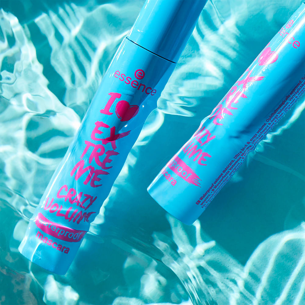 Máscara para Cílios Essence À Prova D'Água I Love Extreme Crazy Cor Preto 12ml