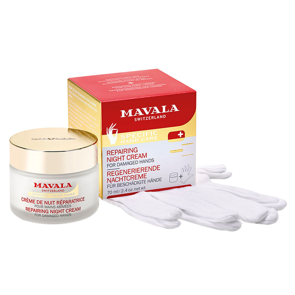 Creme para as Mãos Hidratante Mavala Repairing Night Cream 70ml