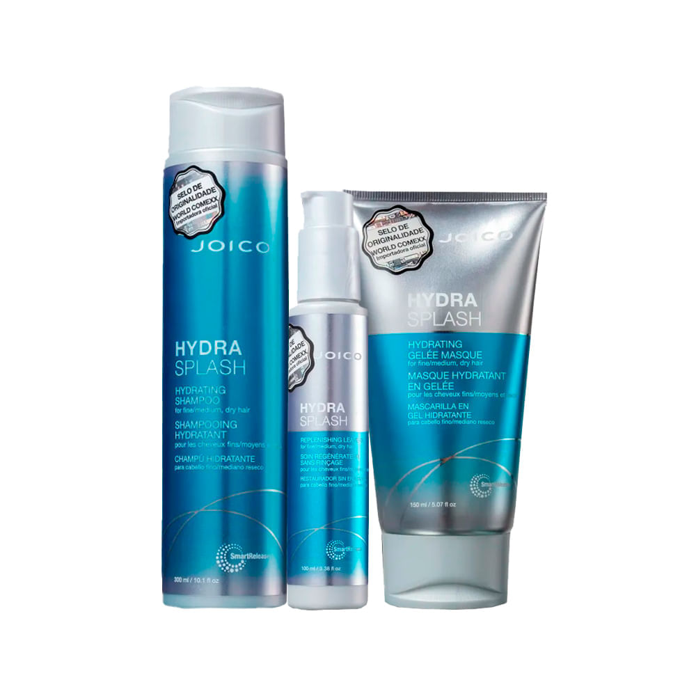 Kit Hidratação Joico -Shampoo 300 ml + Máscara  150 ml + Leave-in 100 ml