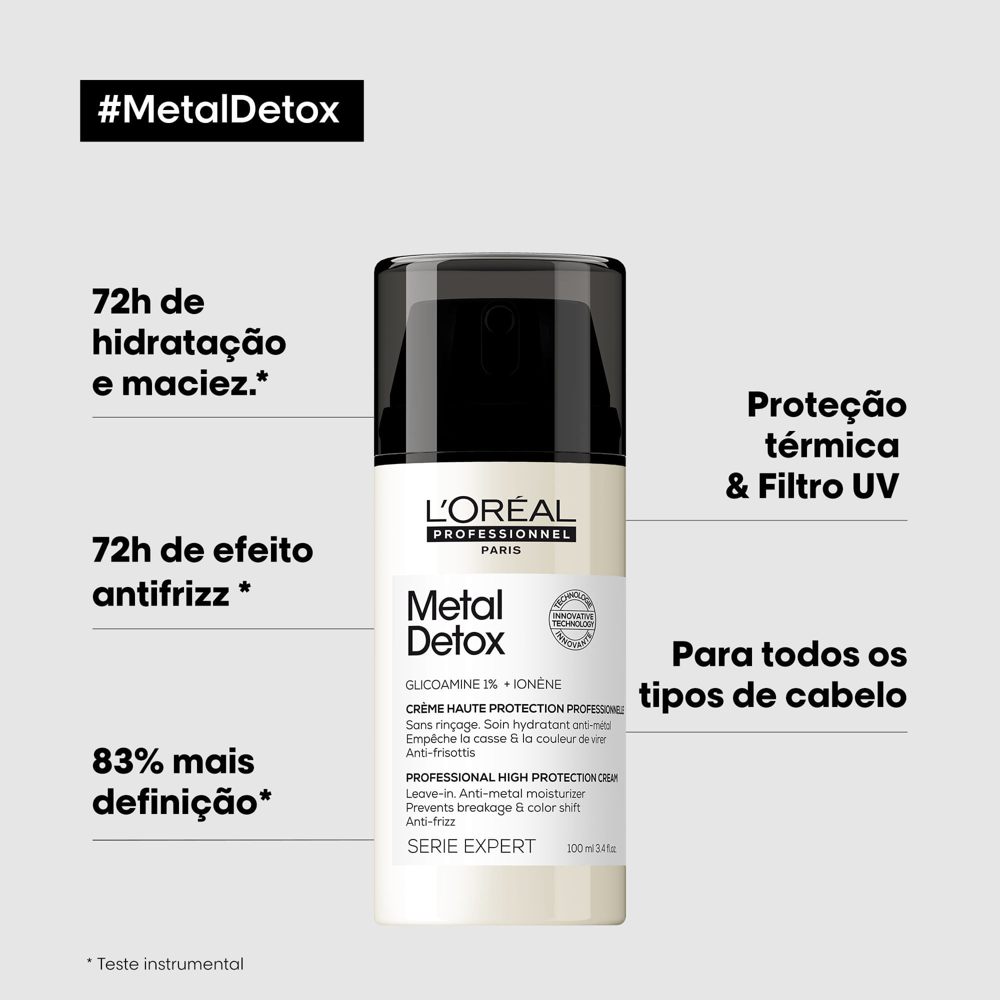 Leave-in Serie Expert Metal Detox L'Oréal Professionnel 100ml