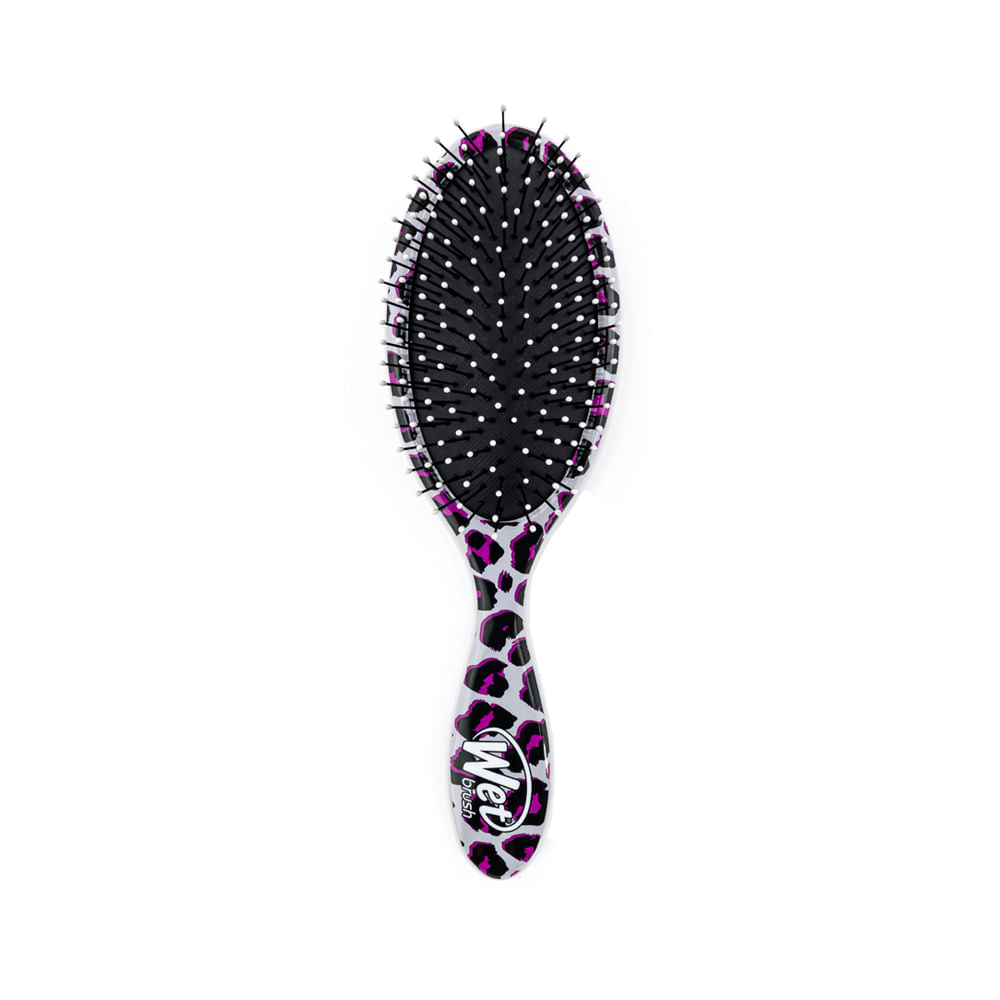 Escova para Desembaraçar WetBrush Original Detangler Leopardo Pink