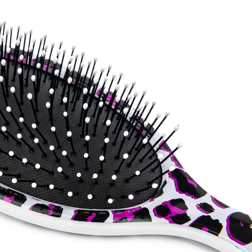 Escova para Desembaraçar WetBrush Original Detangler Leopardo Pink