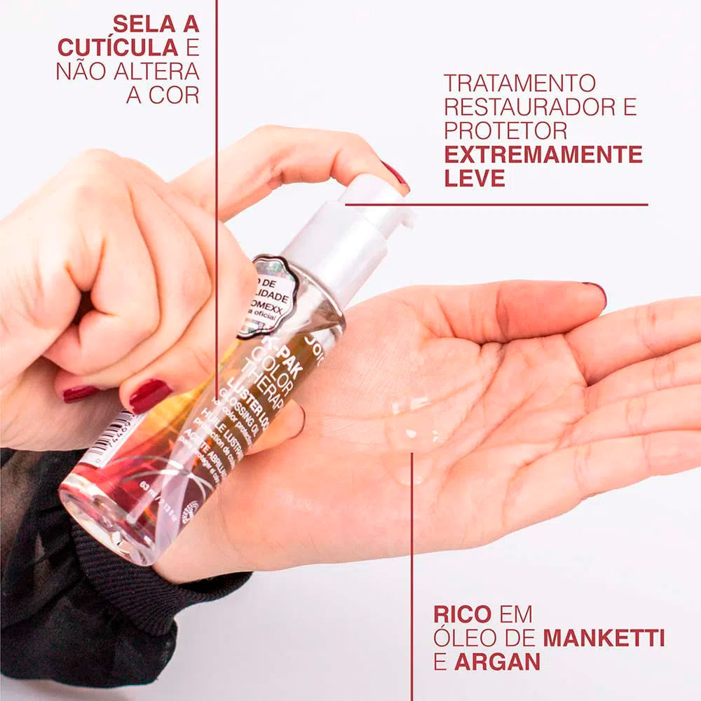 Óleo Capilar Joico K-Pak Professional Color Therapy Luster Lock 63 ml