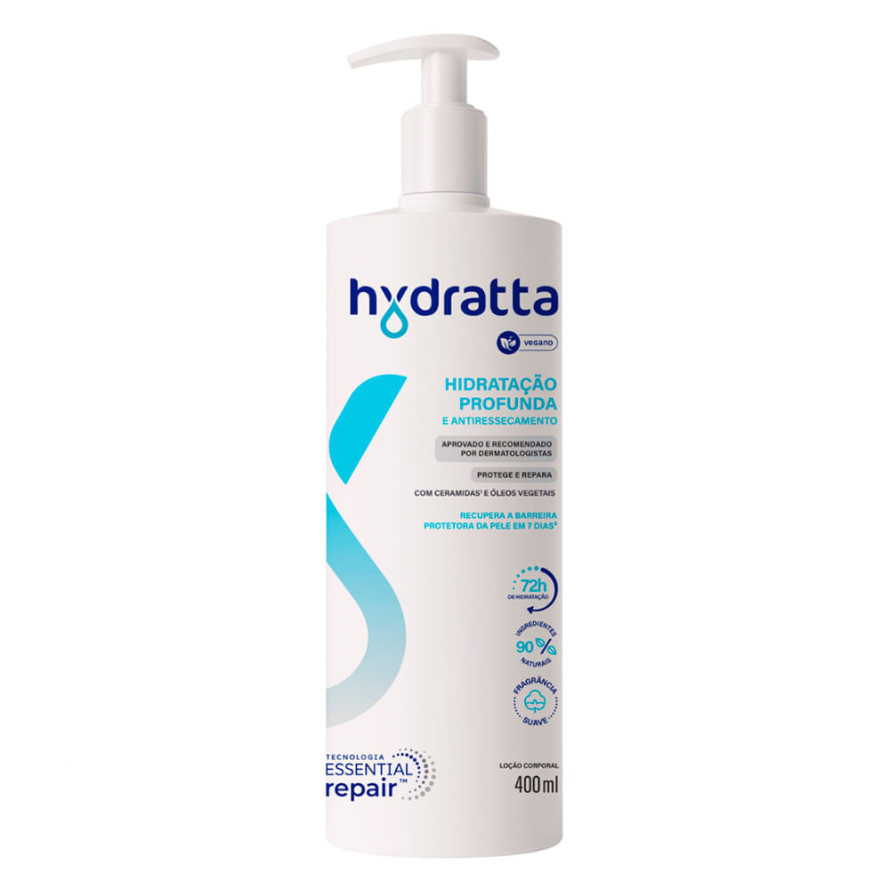 Locão Hidratante Hydratta Hidratação Profunda 400ml