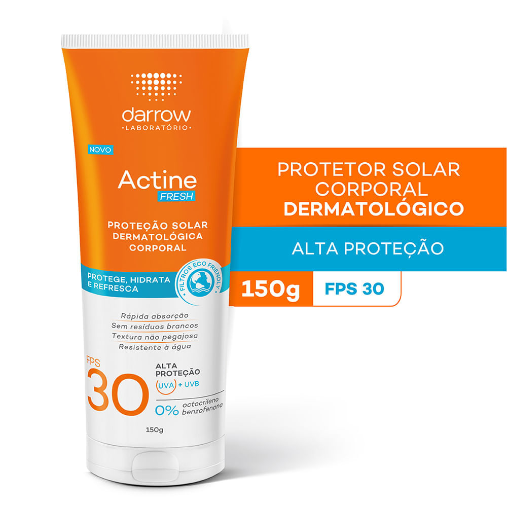 Protetor Solar Corporal Darrow Actine Fresh FPS 30 150g