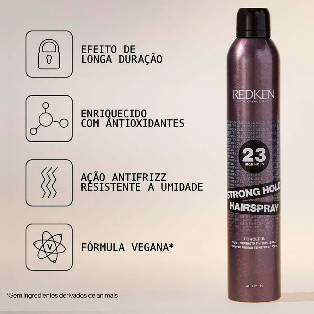 Spray Fixador Redken Strong Hold HairSpray Extra Forte 400ml