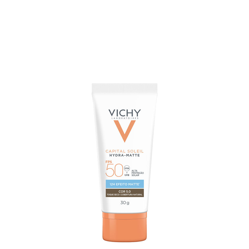 Protetor Solar Facial Vichy Capital Soleil FPS 50 Cor 5.0 30g