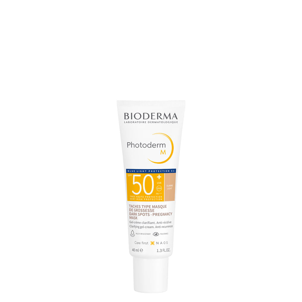 Protetor Solar Facial Bioderma Matte Fps 50+ Photoderm M Claire 40ml