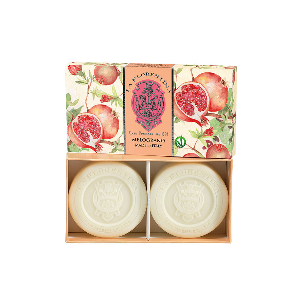 Kit Sabonete Em Barra La Florentina Romã 2 X 115 G