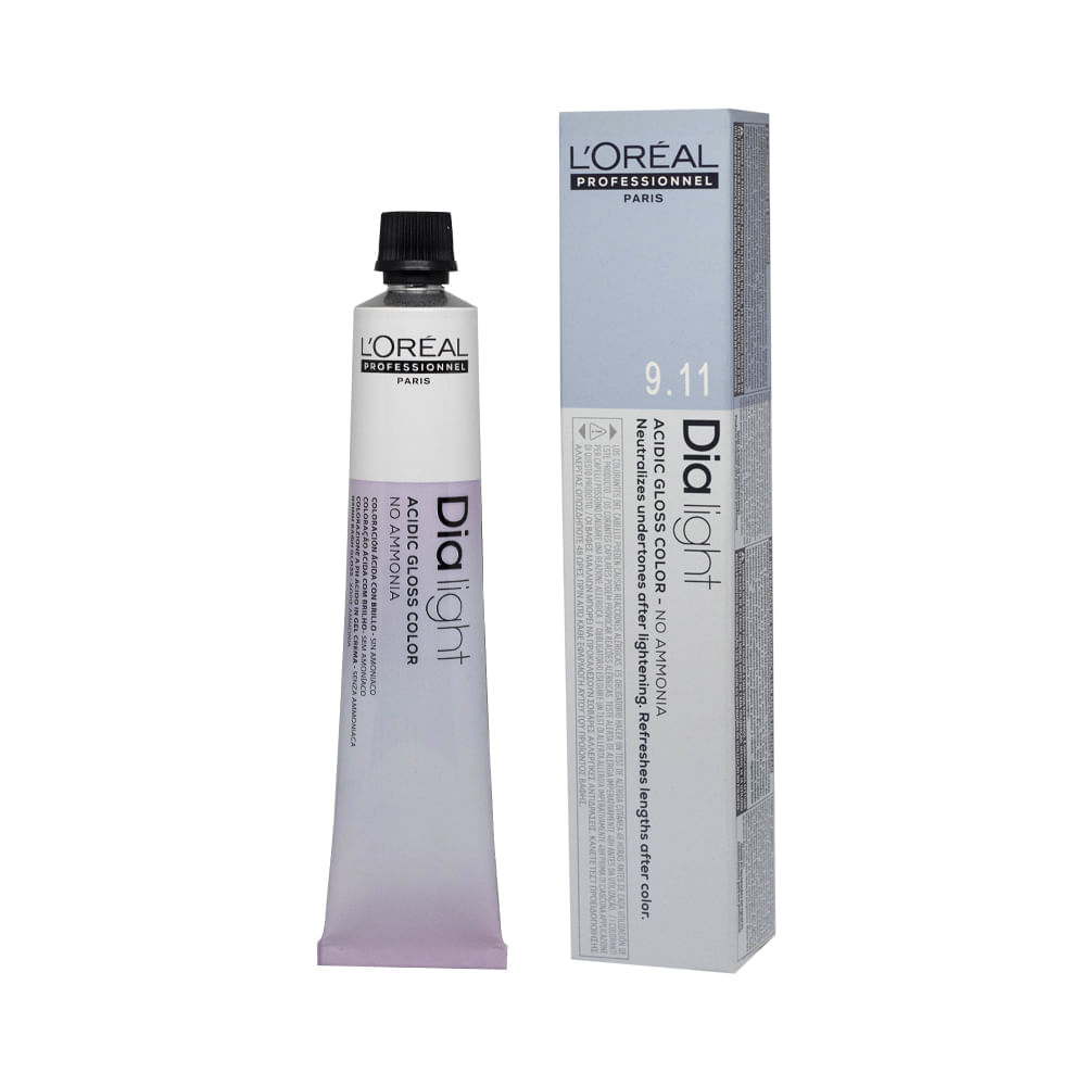 Tonalizante L'Oréal Professionnel Dialight 9.11 Milkshake Cinza Profundo 50 g