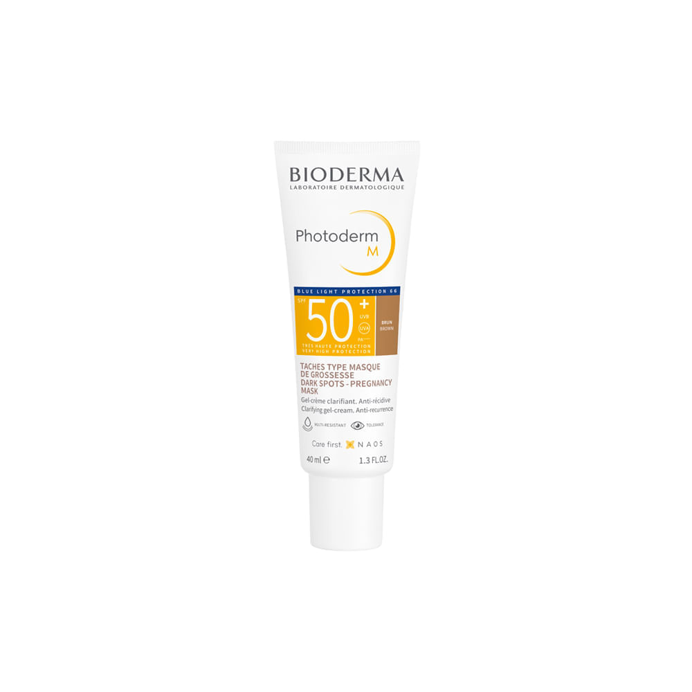 Protetor Solar Facial Matte Fps 50+ Bioderma Photoderm M Brun 40 Ml