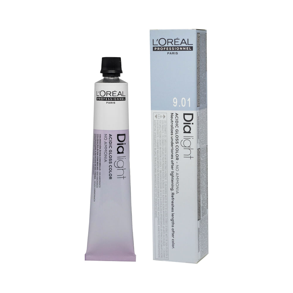 Tonalizante L'Oréal Professionnel Dialight 9.01 Louro Muito Claro Natural Cendré Milkshake 50 g 9.01 Louro Muito Claro