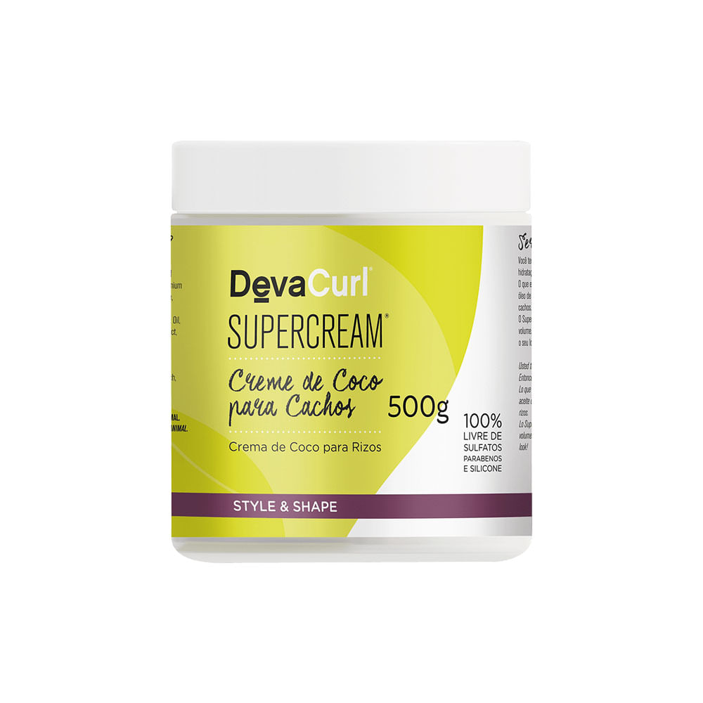 Ativador de Cachos Deva Curl Supercream  500g