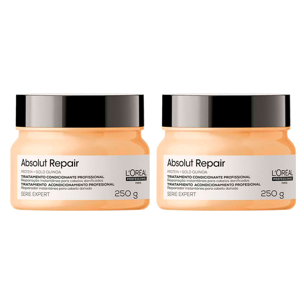 Kit Máscara de Tratamento Absolut Repair Gold Quinoa 2 Unidades