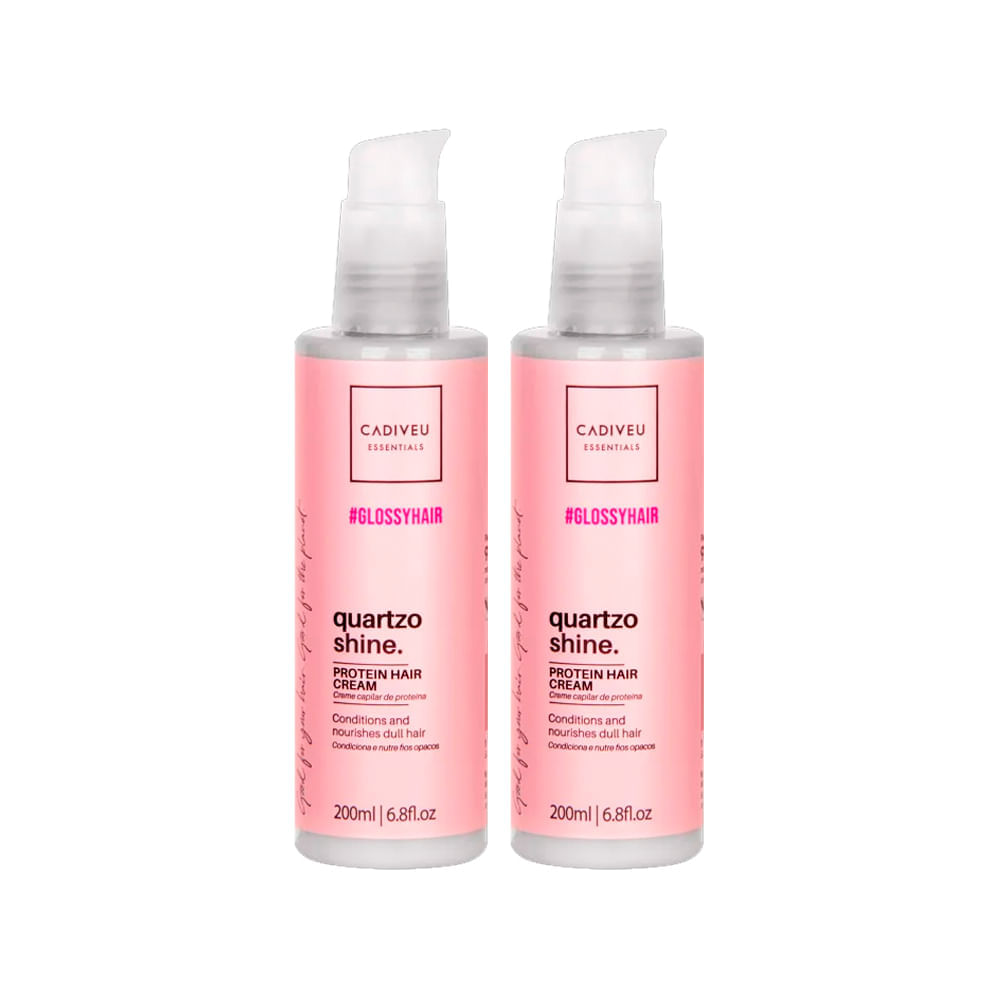 Kit Balm Leave-in Quartzo Shine Cadiveu 2 Unidades